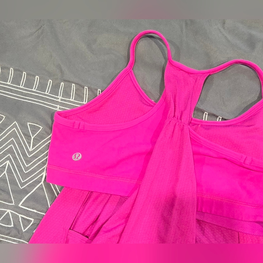 Lululemon No Limit Tank In Pink Size 6 - Picture 5 of 6